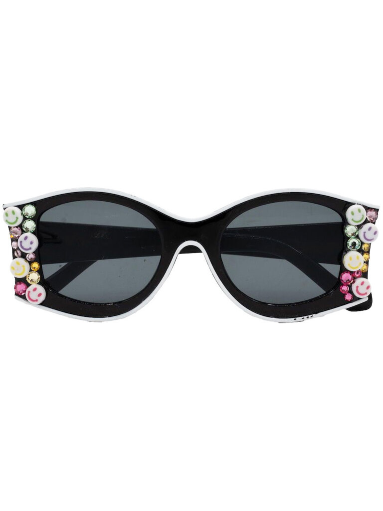 Bari Lynn Crystal Smiley Sunnies