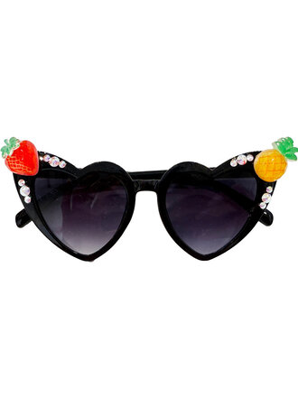 Bari Lynn Crystal Fruit Heart Sunnies Bari Lynn Crystal Fruit Heart Sunnies
