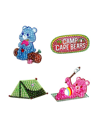 StickerBeans Camp Care Bears Set of 4 StickerBeans Camp Care Bears Set of 4