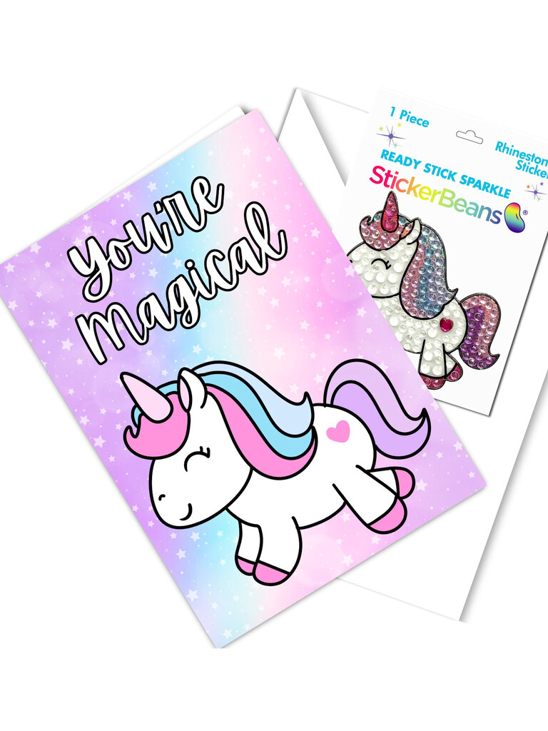 StickerBeans You're Magical Greeting Card