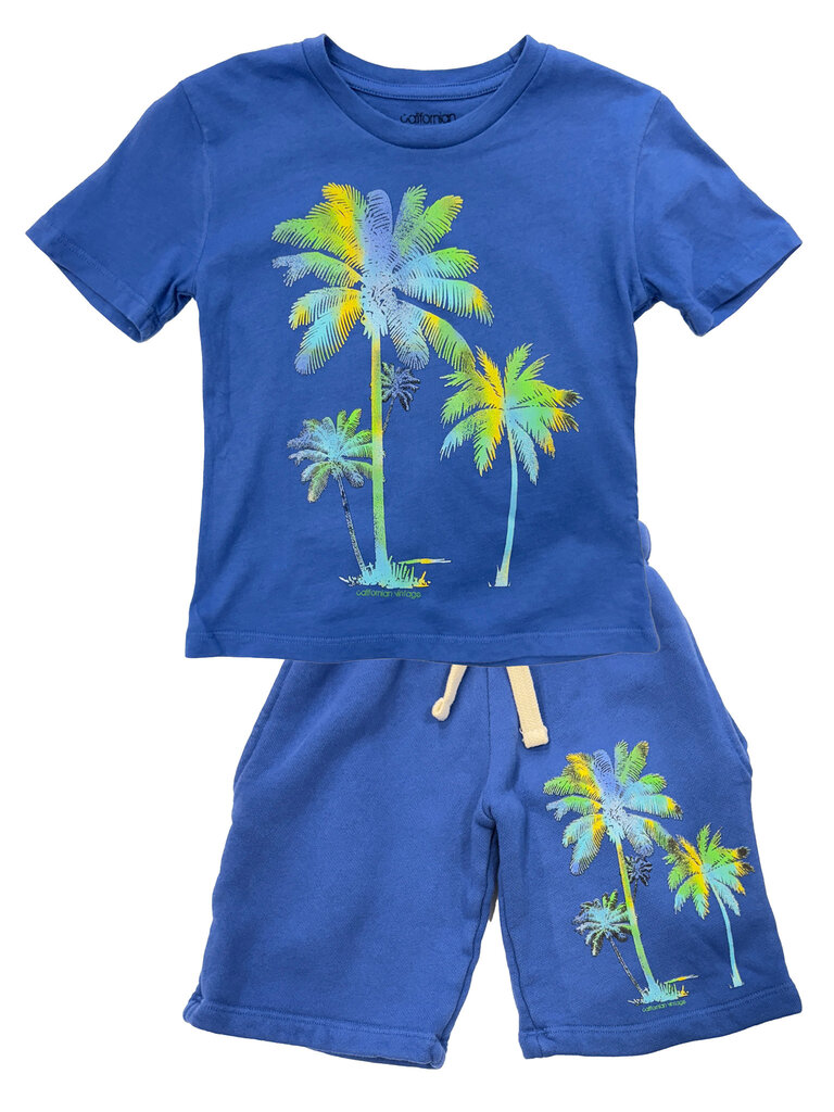 Californian Vintage PALM SUNSET - T-Shirt