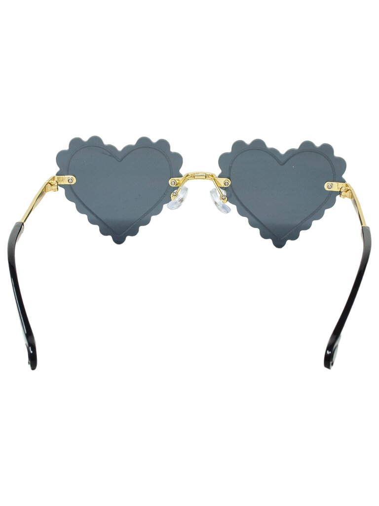 Zomi Gems Frameless Heart Sunglasses