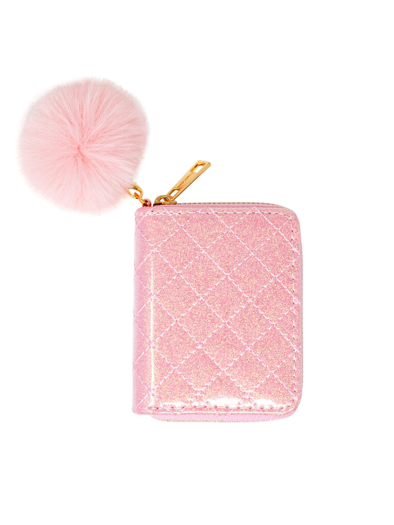 Zomi Gems Pink Sparkle Quilted Wallet