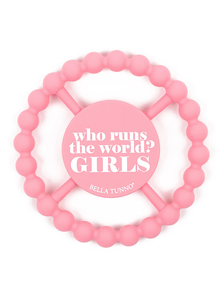 Bella Tunno Who Runs the World Happy Teether