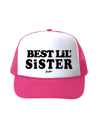 Bubu Best Lil Sister Trucker Hat