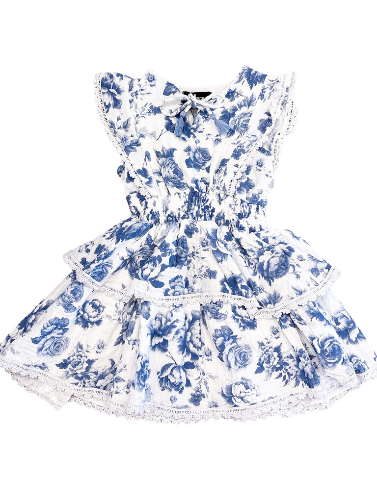 Flowers by Zoe Blue Floral Dress