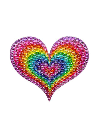 StickerBeans Pastel Groovy Heart