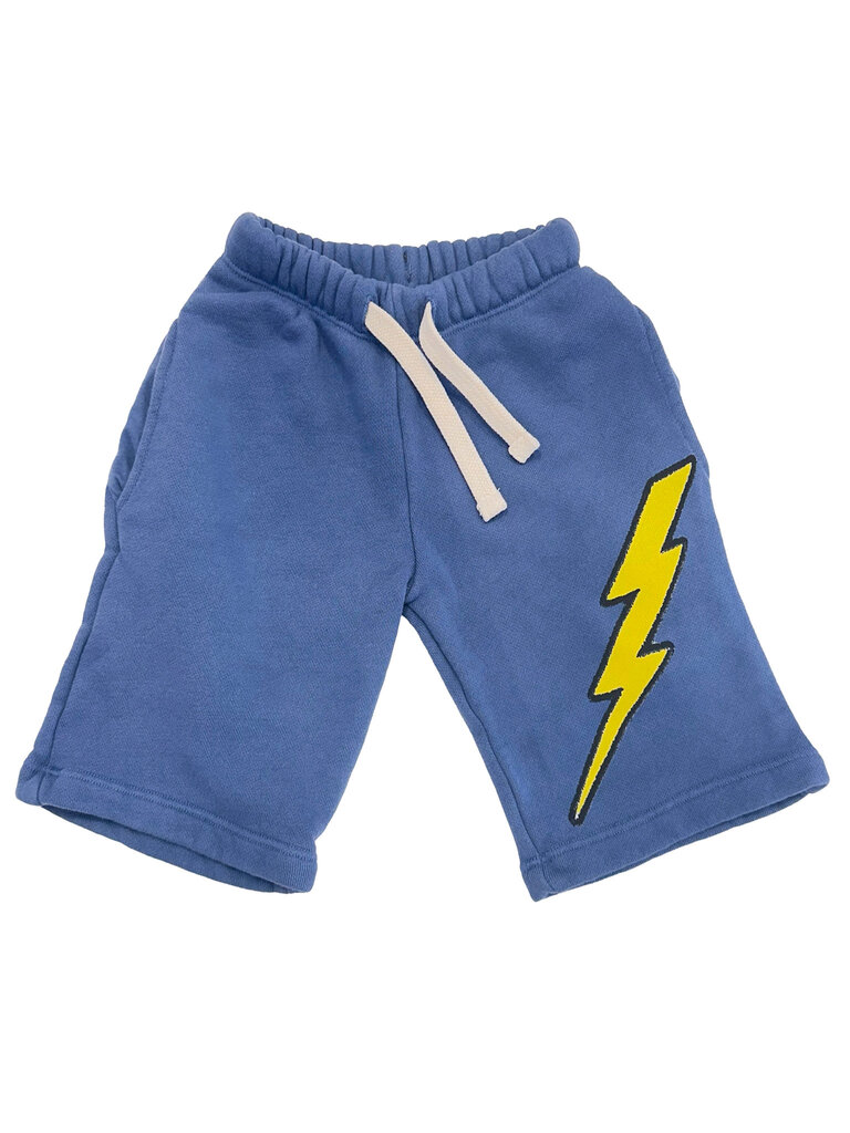 Californian Vintage Dusty Blue Bolt Shorts