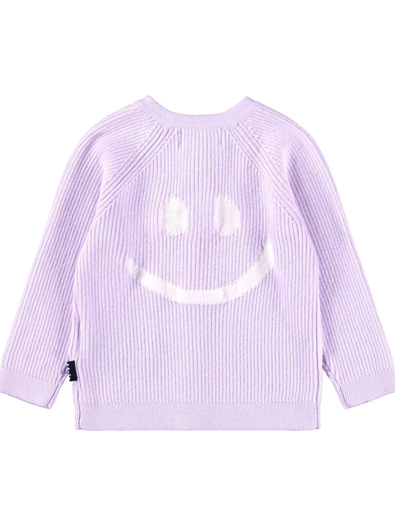 Molo Purple Smile Knit Set