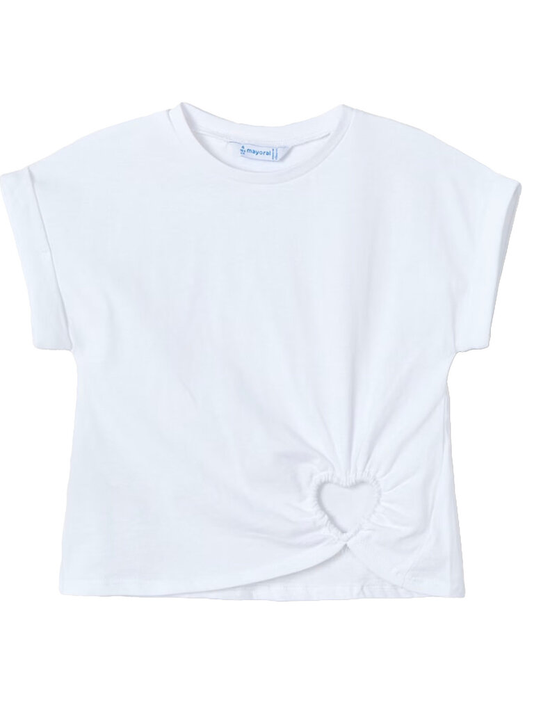Mayoral White Heart T-Shirt