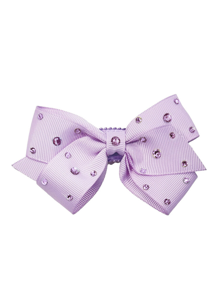 Bari Lynn Crystallized Grosgrain Bow