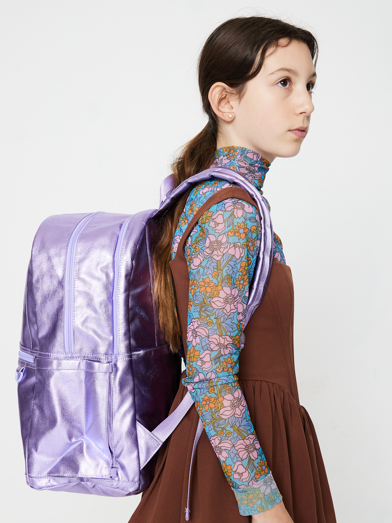 STATE Large Double Pocket Kane - Lilac