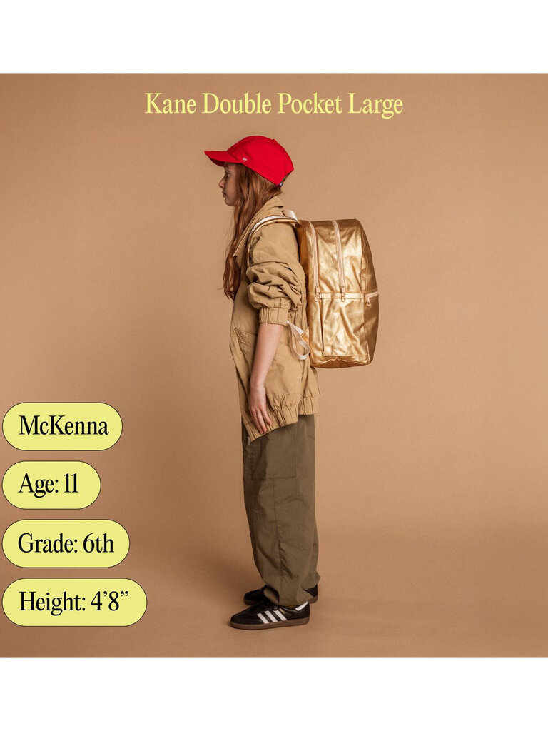 STATE Large Double Pocket Kane - Blue