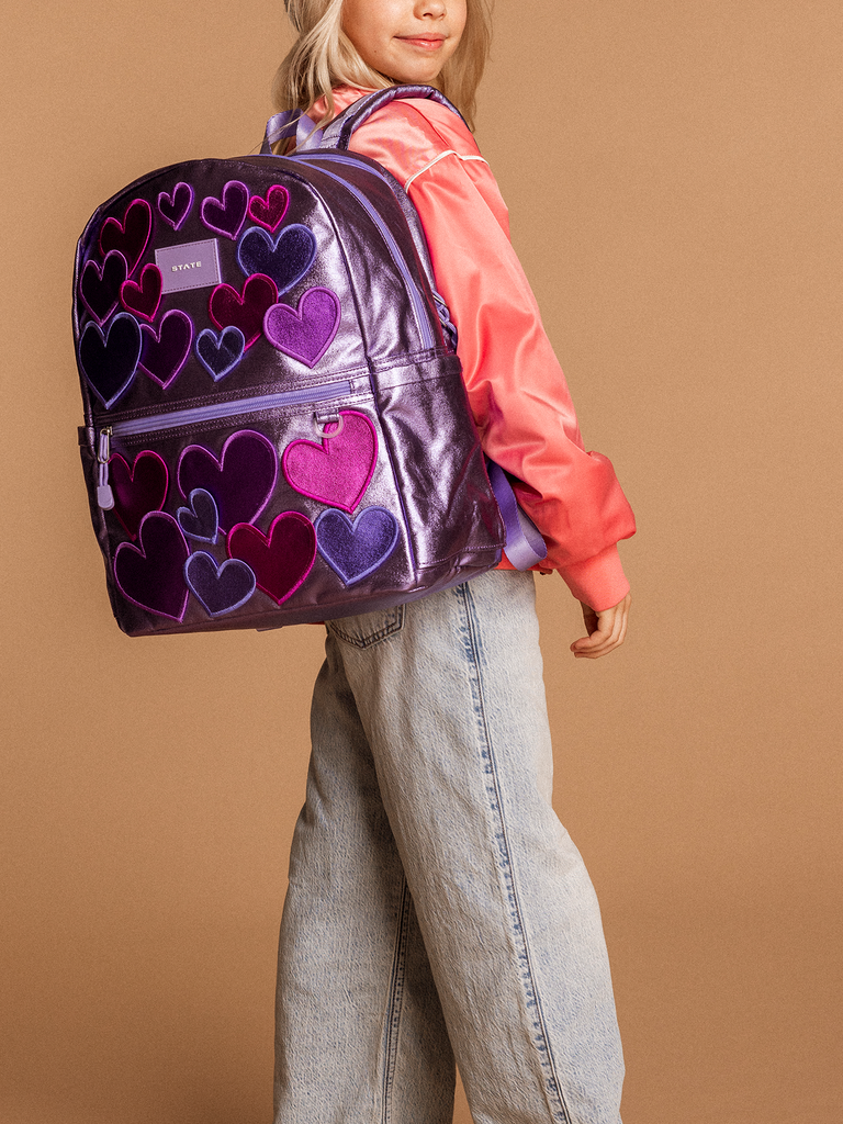STATE Double Pocket Kane - 3D Hearts