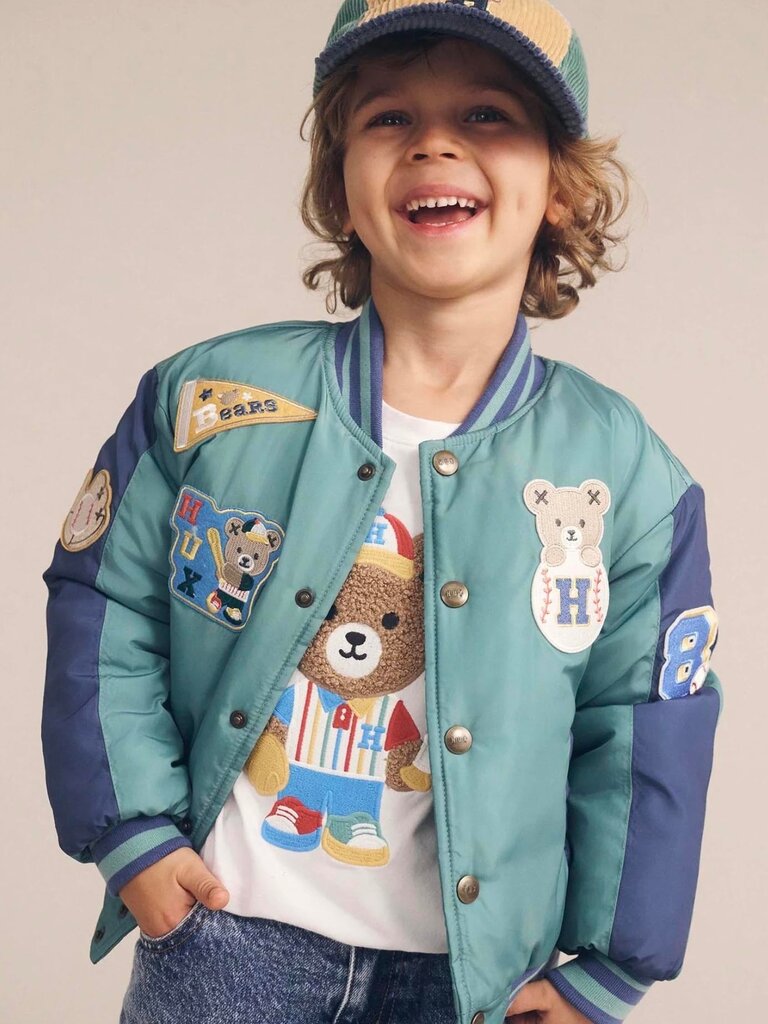 HUXBABY Sprout Hux Varsity Jacket