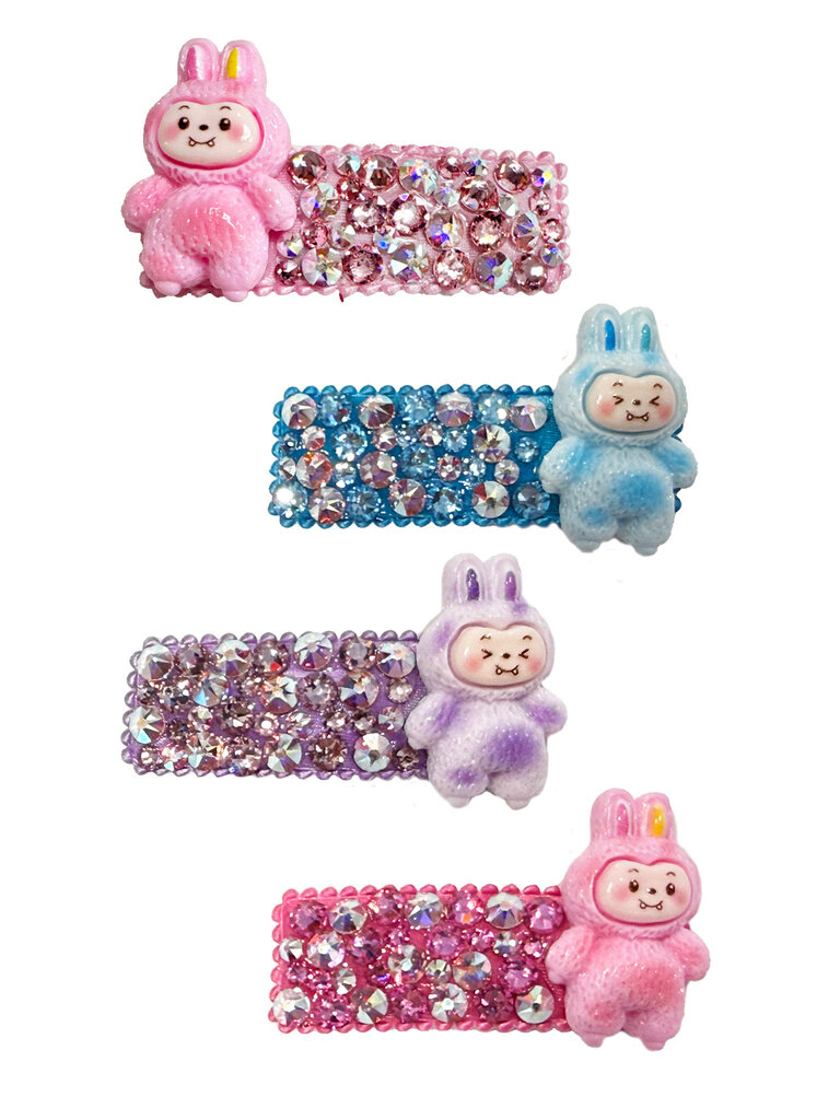 Bari Lynn Monster Multi Crystal Clips
