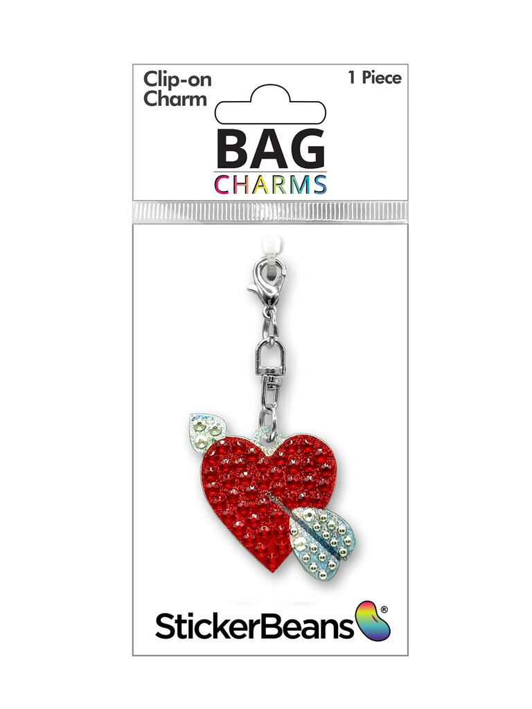 StickerBeans Heart With Arrow Charm