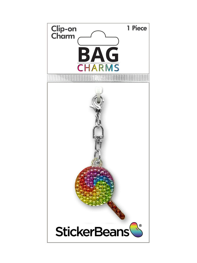 StickerBeans Rainbow Lollipop Charm