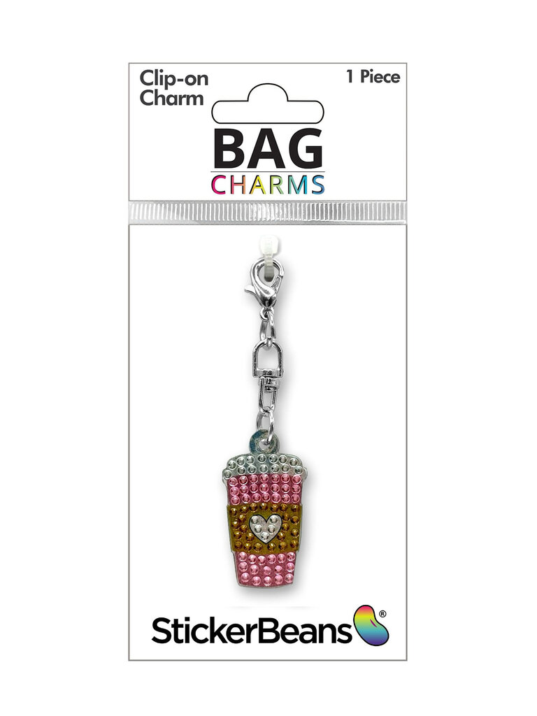 StickerBeans Pink Latte Charm