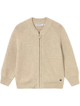 Mayoral Beige Baby Knit Cardigan