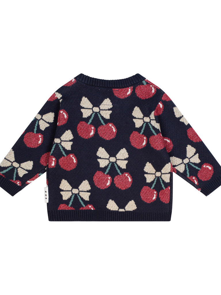 HUXBABY Cherry Pie Knit Pullover