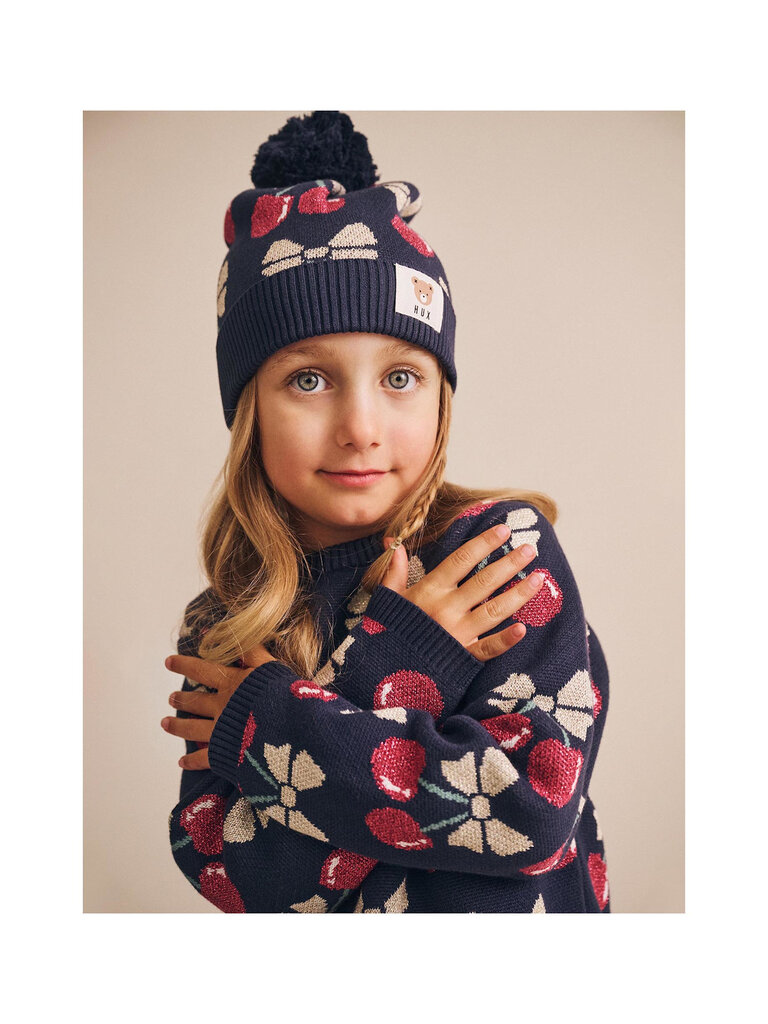 HUXBABY Cherry Pie Knit Pullover