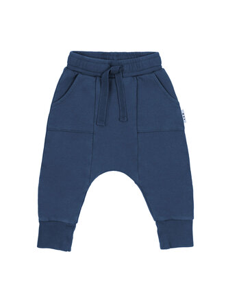 HUXBABY Navy Slouchy Trackpants