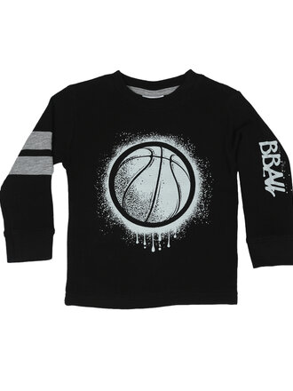 Baby Steps Bball Thermal Tee Baby Steps Bball Thermal Tee
