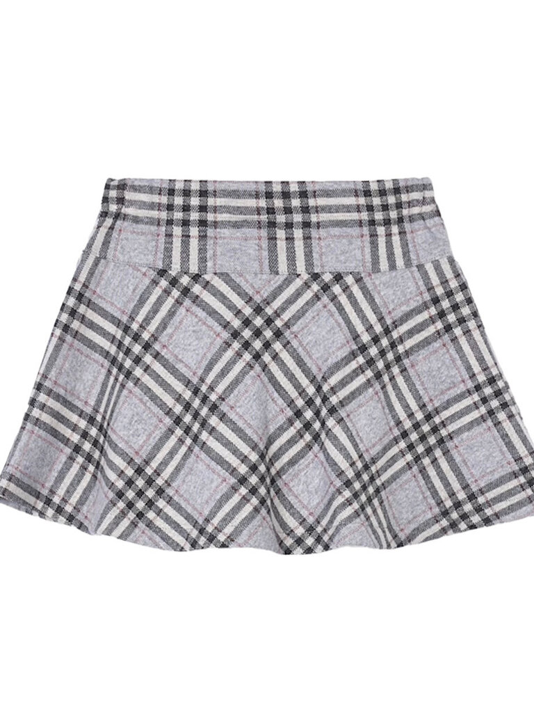 Mayoral Girls Plaid Jacquard Skirt
