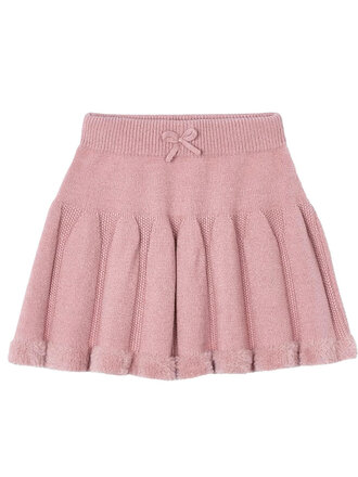 Mayoral Girls Pink Knit Skirt