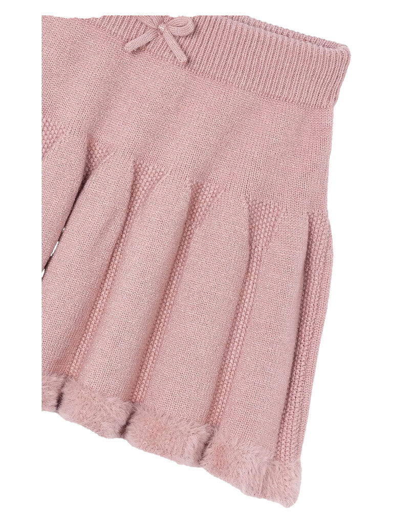 Mayoral Girls Pink Knit Skirt