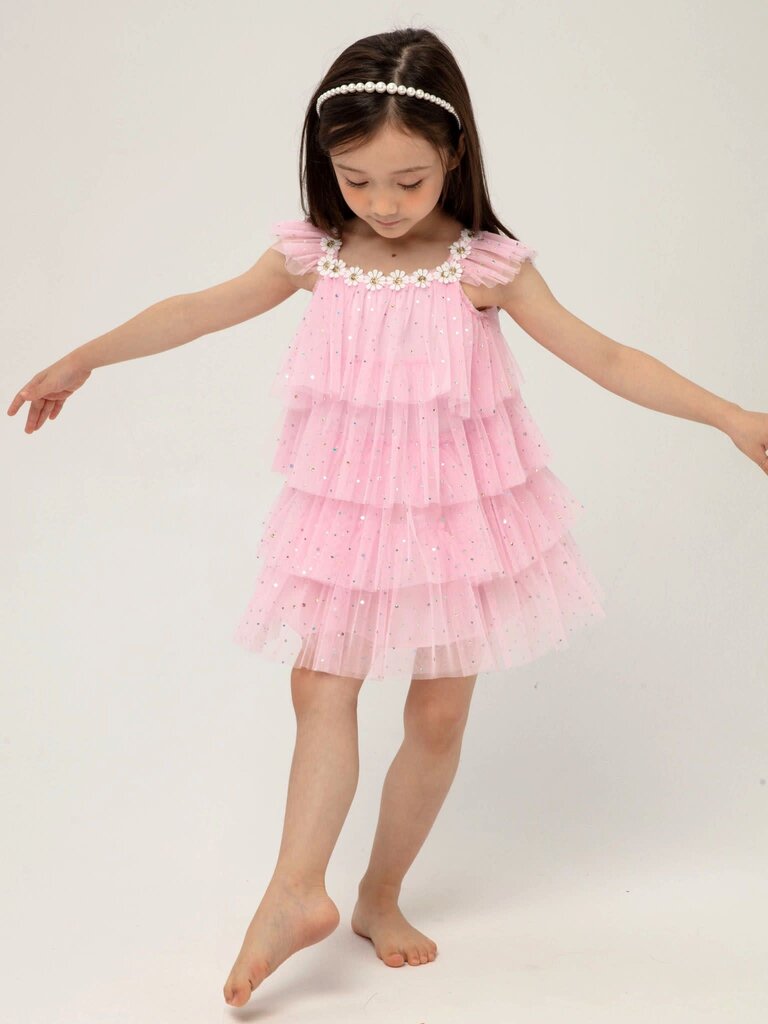 Petite Hailey Daisy Multi Layered Dress