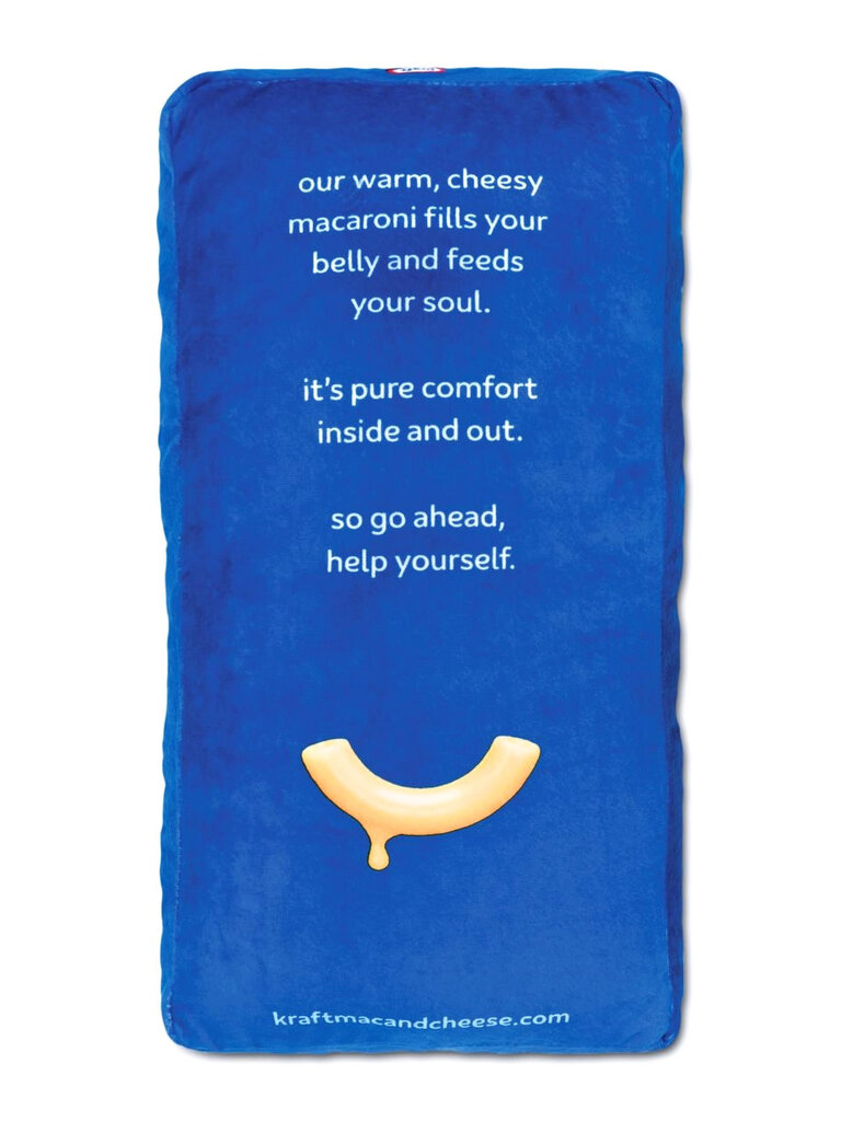 Iscream Kraft Mac and Cheese Packaging Plush