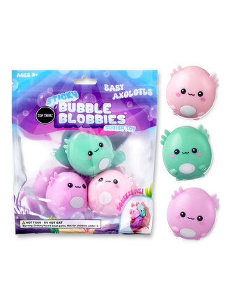 Top Trenz Sticky Bubble Blobbies - Baby Axolotls Top Trenz Sticky Bubble Blobbies - Baby Axolotls