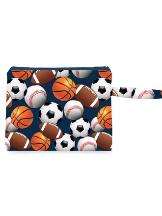 Top Trenz Navy Sports Canvas Wet Bag