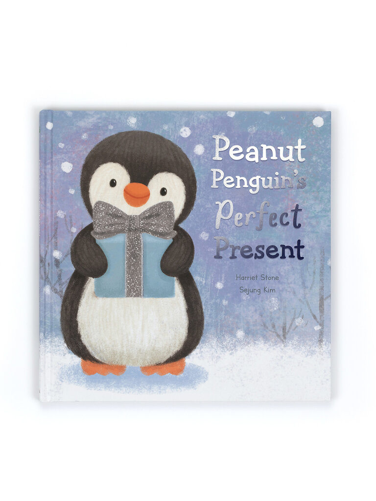 Jellycat Peanut Penguin’s Perfect Present Book