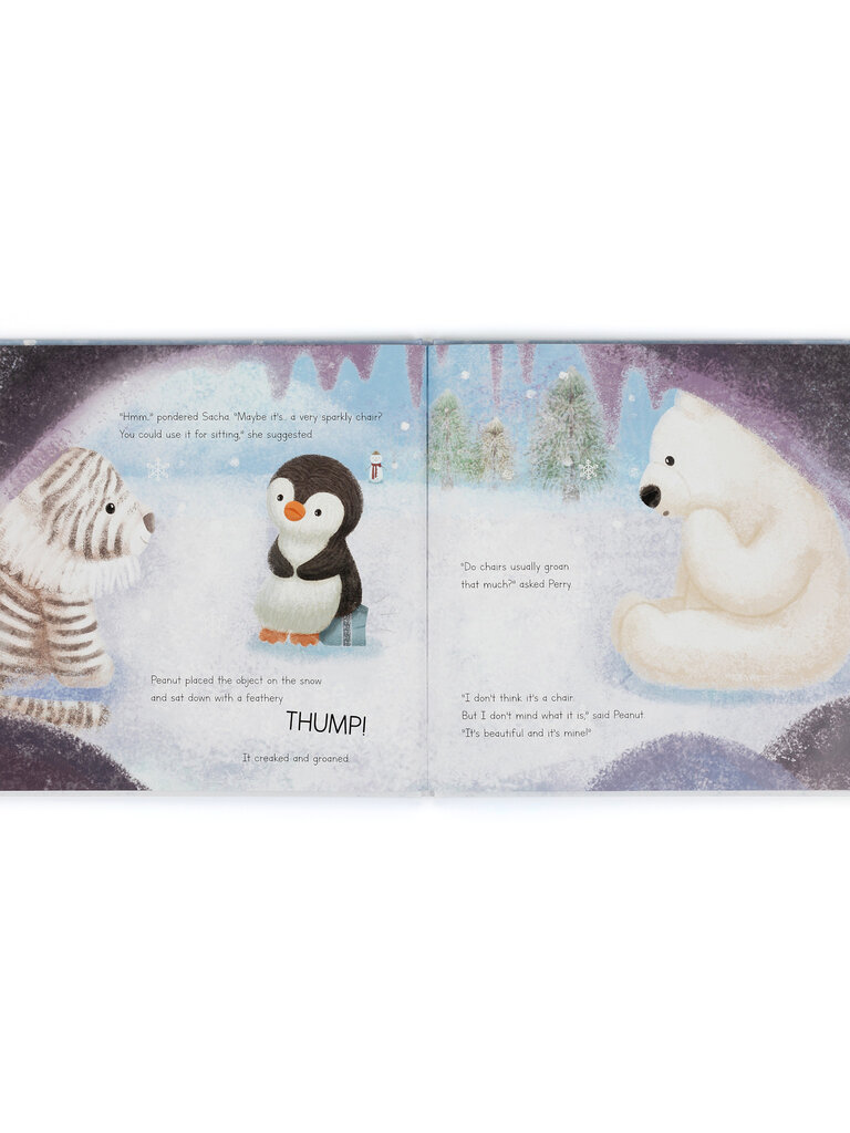 Jellycat Peanut Penguin’s Perfect Present Book