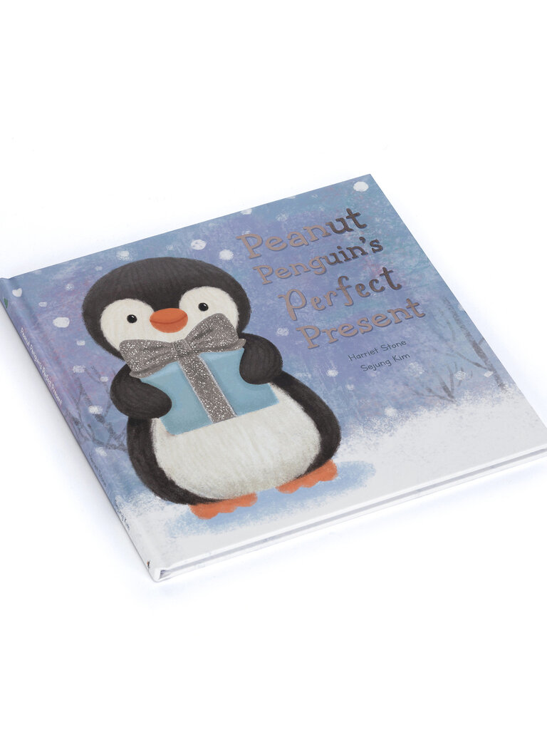 Jellycat Peanut Penguin’s Perfect Present Book