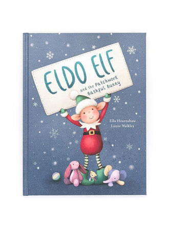 Jellycat Eldo Elf and the Patchwork Bashful Bunny Book Jellycat Eldo Elf and the Patchwork Bashful Bunny Book