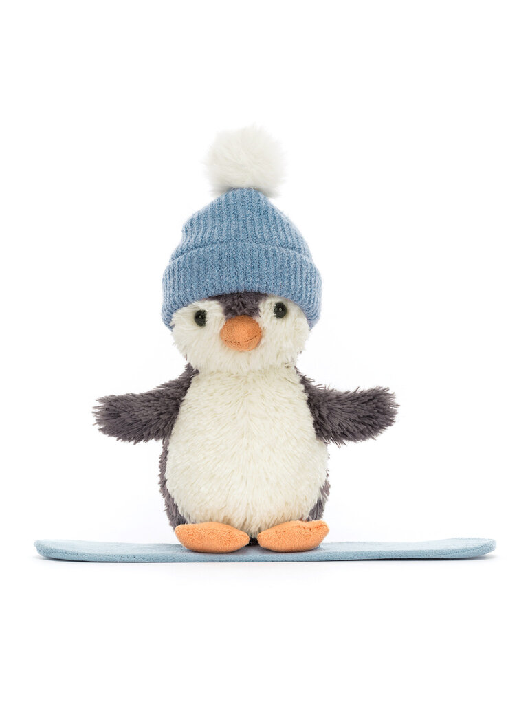 Jellycat Peanut Penguin Snowboarding
