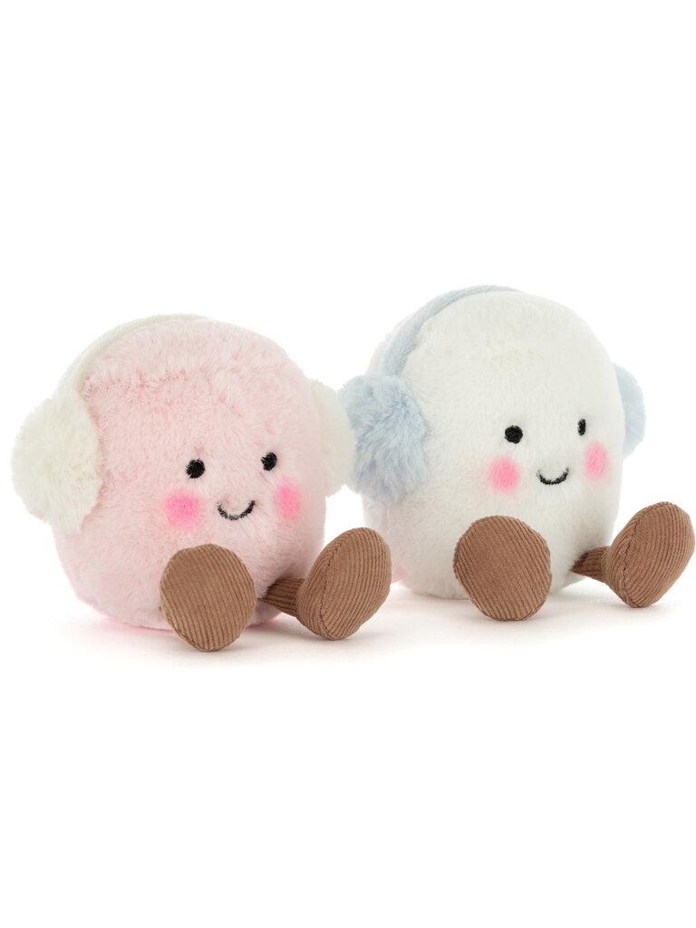 Jellycat Amuseables Toastie Pink and White Marshmallows