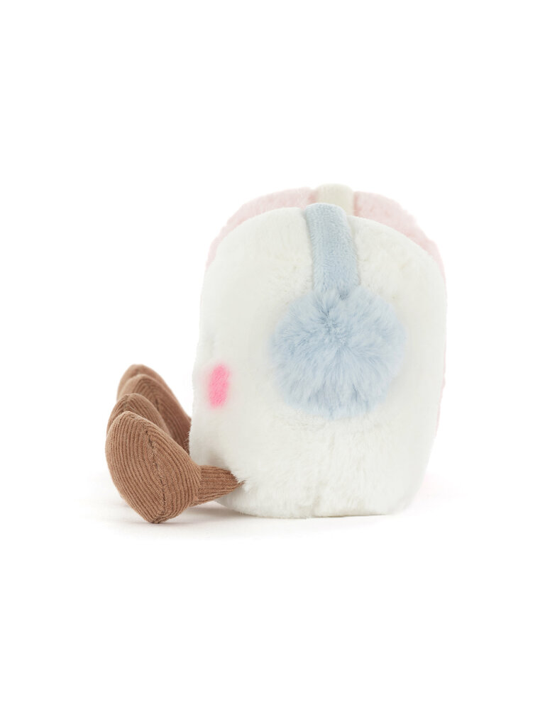 Jellycat Amuseables Toastie Pink and White Marshmallows