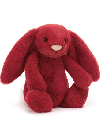 Jellycat Bashful Luxe Bunny Scarlett Jellycat Bashful Luxe Bunny Scarlett