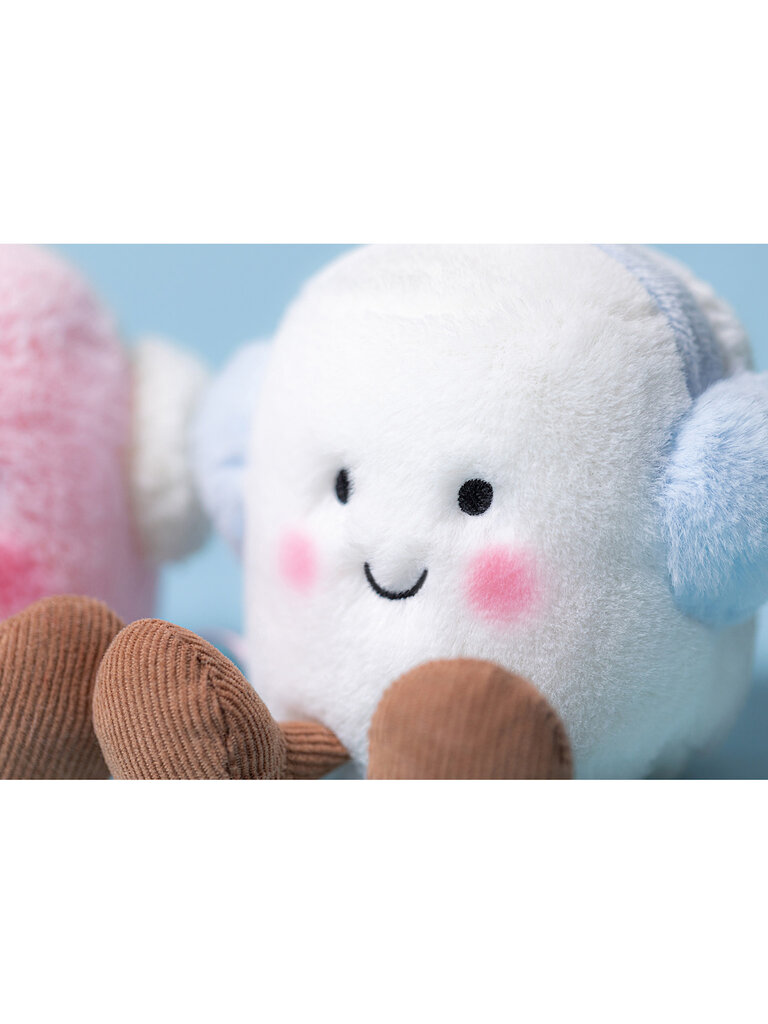 Jellycat Amuseables Toastie Pink and White Marshmallows