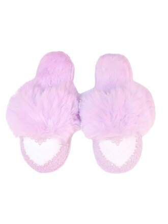 Pearl Heart Slippers