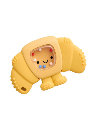 itzy ritzy Croissant Teething + Rattle Toy itzy ritzy Croissant Teething + Rattle Toy
