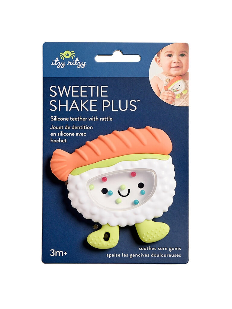 itzy ritzy Sushi Teething + Rattle Toy