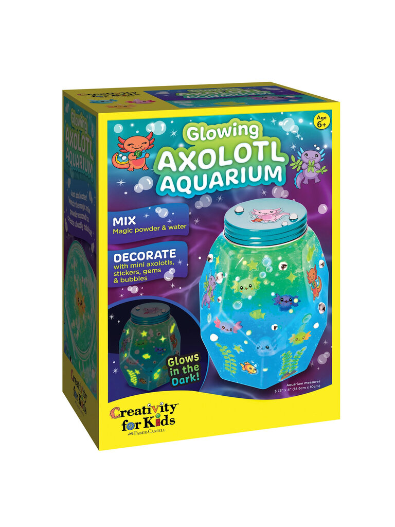Faber Castell Axolotl Glowing Aquarium Craft