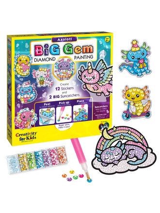 Faber Castell Big Gem Diamond Painting – Axolotl Faber Castell Big Gem Diamond Painting – Axolotl