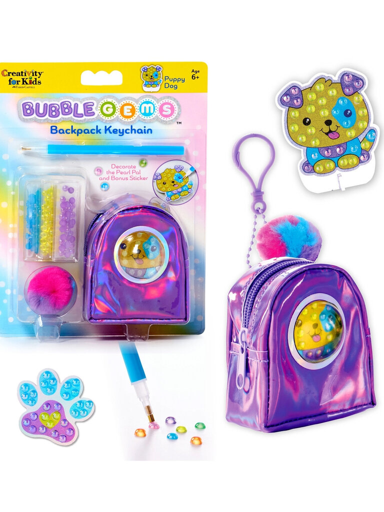 Faber Castell Bubble Gems Keychain Puppy